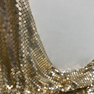 Mejor venta tamaño personalizado oro lentejuelas de tela metálica - Product Image 4