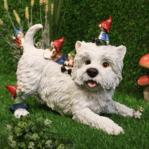 China Manufacturer Resin Unique Custom Design Dog <strong>Funny</strong> Garden <strong>Gnomes</strong> - Product Image 1