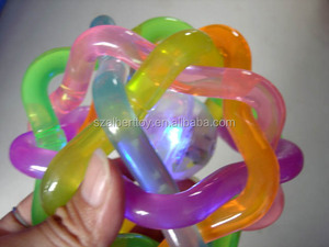 Palla arcobaleno intrecciata in plastica con luci giganti altri giocattoli da esterno - Product Image 3