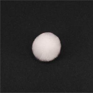 Yongze mode diy fourrure boules de feutre porte-clés en gros de fourrure pom poms - Product Image 5