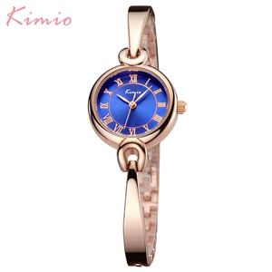 KIMIO Brand signore <span class=keywords><strong>orologi</strong></span> in oro rosa bracciale <span class=keywords><strong>da</strong></span> <span class=keywords><strong>donna</strong></span> al quarzo orologio <span class=keywords><strong>da</strong></span> polso per signora - Product Image 5