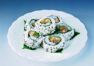 Algues rôti <span class=keywords><strong>sushi</strong></span> nori aliments japonais, 10 feuilles, 5 pièces - Product Image 4