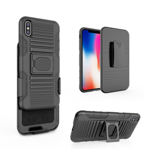 <span class=keywords><strong>Nero</strong></span> Clip da Cintura custodia per Armi di Shell Combo Caso Del Basamento Per Il <span class=keywords><strong>Iphone</strong></span> <span class=keywords><strong>XS</strong></span> più - Product Image 1