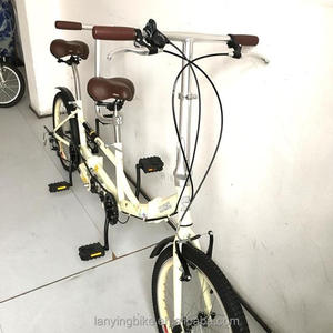 Bicicleta en tándem <span class=keywords><strong>plegable</strong></span> de 20 pulgadas para amantes/bicicleta de surrey de 6 velocidades con alta calidad - Product Image 6