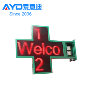 Letrero de Cruz de <span class=keywords><strong>Farmacia</strong></span> LED de Nueva Tecnología, Letrero de Cruz LED para Carretera, Pantalla LED para Exteriores - Product Image 5