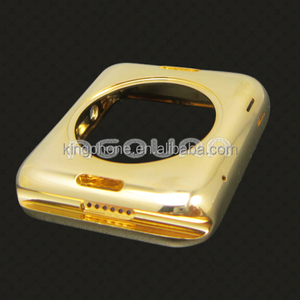 Alta calidad 24kt oro vivienda para apple reloj con botones dorados - Product Image 2