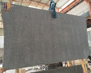 Dalles de granit brut de 10cm d'épaisseur Revêtement en <span class=keywords><strong>pierre</strong></span> naturelle gris foncé Pavés d'extérieur Carreaux de sol Dalles de granit non polies - Product Image 3