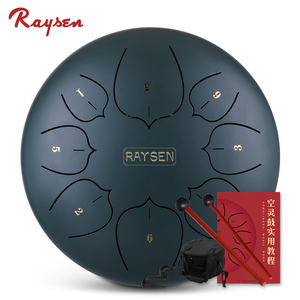 Tambour à langue en acier de 10 pouces, 8 notes, échelle pentatonique, tambour <span class=keywords><strong>handpan</strong></span> pour adultes et enfants - Product Image 5