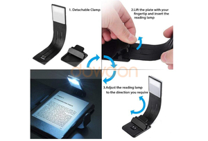 <span class=keywords><strong>Lampada</strong></span> da lettura con clip segnalibro, luminosità regolabile <span class=keywords><strong>a</strong></span> 4 livelli, ricaricabile tramite USB - Product Image 3