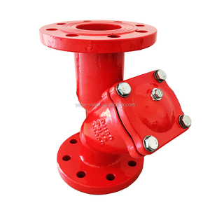 Dn100 Gusseisen Doppel Ggg40 Y sieb Marine Wasser Industrielle Öl Rohr Sieb