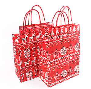 2021 nuevo <span class=keywords><strong>de</strong></span> alta calidad <span class=keywords><strong>de</strong></span> Navidad bolsa <span class=keywords><strong>de</strong></span> compras bolsa <span class=keywords><strong>de</strong></span> regalo bolsa <span class=keywords><strong>de</strong></span> <span class=keywords><strong>papel</strong></span> <span class=keywords><strong>de</strong></span> <span class=keywords><strong>Kraft</strong></span> - Product Image 6