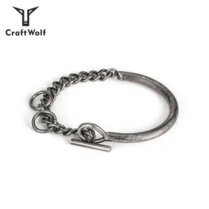 Craft Wolf Top Sellers 2019 for Amazon Stainless Steel Chain Bracelet