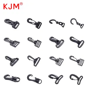 Factory plastic buckle manufacturer custom oem pom snap clip hooks strap belt hooks rotary plastic swivel snap buckle hook