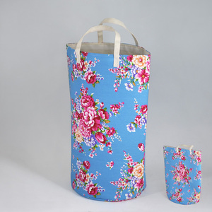 Round Green shape <b>flower</b> design colored laundry <b>baskets</b> <b>for</b> bathroom design - Product Image 4