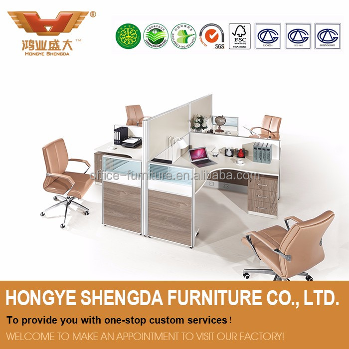 Moderne cloison de bureau design de luxe bureau partition cloison de bureau en aluminium