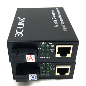 BIDI WDM 10/100/1000 m אחת סיבי מצב יחיד מרחק שידור 20 km כדי 120 km סיבים אופטי מדיה ממירי - Product Image 5