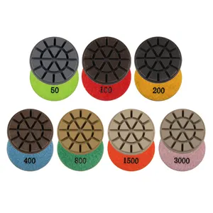 Raizi Phoenix Droge Of Natte Resin Bond Diamant Polijsten Pads/Pucks Voor Betonnen Vloer