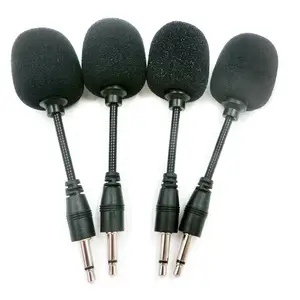 Interphone de microphone sans fil, portée 3.5mm, 10 pièces