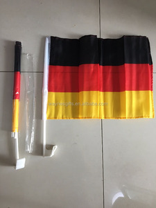 Bandiera Nazionale Tedesca per Auto in Poliestere 12x18 Pollici con Asta in Plastica - Product Image 5