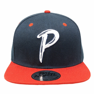 Casquette de démarrage personnalisée vierge en plastique verte avec sous-bord et broderie feuilletée 3d avec votre propre logo - Product Image 2