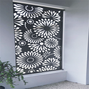 Divisor de habitación de corte láser, paneles de valla decorativos, Partición de pantalla de Metal de aluminio - Product Image 5