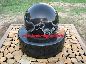 Superlative Quality Natural Stone Globe <b>Fountains</b> Exclusive Rotating Water <b>Fountain</b> Stone Carvings Sculptures Minimum Price - Product Image 2