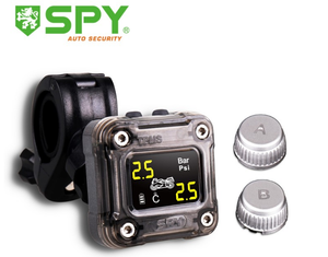 Kỹ thuật số Spy xe máy không thấm nước giám sát áp suất lốp hệ thống cảm biến bên ngoài TFT LCD hiển thị e-mark/CE/FCC chứng nhận 0-50 - Product Image 1