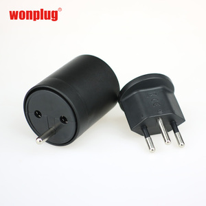 Adaptateur de prise EU/DE/France vers CH T12, convertisseur fixe permanent 10A, ABS ignifuge - Product Image 2