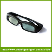 Lunettes 3D à obturateur actif rechargeables par batterie