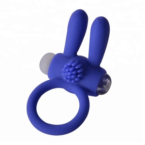 JoyPark Commercio All'ingrosso Del Silicone Dildo Giocattoli Del Sesso Del Coniglio di Vibrazione Elettrico Cazzo Anelli per Gli Uomini - Product Image 4