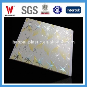 surface motif étoile rouge dans le marché algérie PVC dalle de plafond / PVC panneau de plafond - Product Image 3