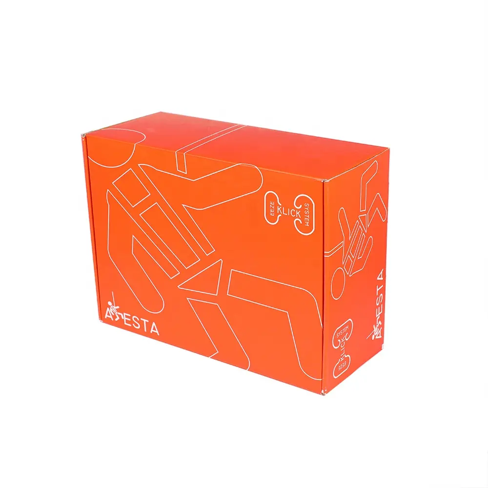 निर्माता कस्टम नारंगी मैट फाड़ना के साथ पैकेजिंग बॉक्स