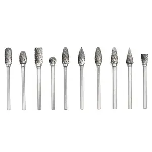 1/8 "Shank tungsten carbide phay Cutter công cụ quay Burr Đôi Kim Cương cắt quay Dremel công cụ điện Mài