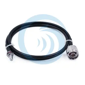 Kostenlose Probe 0-6GHz 50Ohm RG58 wasserdichte QMA/QN-Stecker auf N-Stecker HF-Verlängerung koaxialkabel