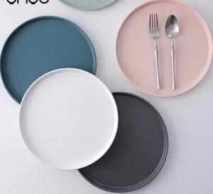 FENN Offre Spéciale 10 "Mat Glaze Dinning Charger <span class=keywords><strong>Assiettes</strong></span> Assiette <span class=keywords><strong>en</strong></span> céramique blanche unie pour mariage - Product Image 5