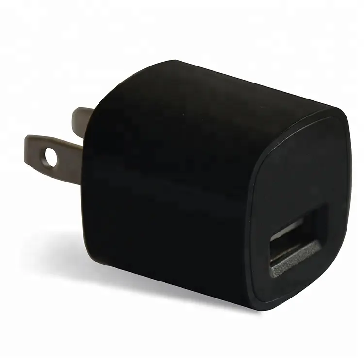 Abd plug 5V 1A mini cep telefonu seyahat USB duvar şarj güç adaptörü