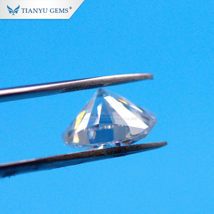 Nhà Máy Giá Loose trắng D E f 5x7 mét vvs hình bầu dục moissanite Nhẫn đính hôn - Product Image 3