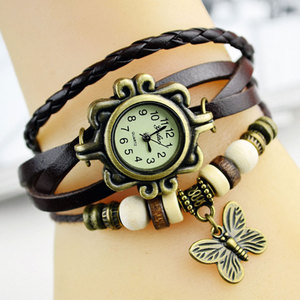Pulsera de cuero con cierre de muñeca para mujer, venta al por mayor - Product Image 1