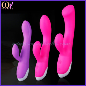 <span class=keywords><strong>Sexy</strong></span> de silicona de doble punto G vibrador 10 velocidad a prueba de agua del cuerpo masajeador juguetes adultos del sexo - Product Image 1