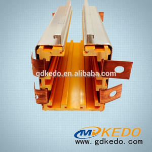 50A закрытый проводник рельсовая система многополюсный медный проводник сборных шин 4 полюса изоляцией - Product Image 4