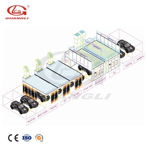 Perfil de aluminio de alta calidad, 40kw, funciona automáticamente, línea de pintura - Product Image 1