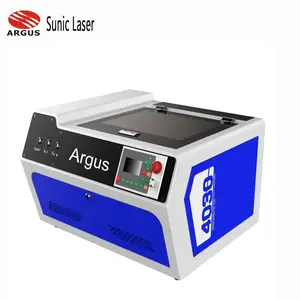 ARGUS-Máquina cortadora de grabado láser CO2, tubo de Metal RF, portátil, SCU4030, minimáquina de grabado láser