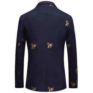 Tailleur veste d'affaires pour hommes, jeune gain de poids et <span class=keywords><strong>grande</strong></span> taille brodée - Product Image 5