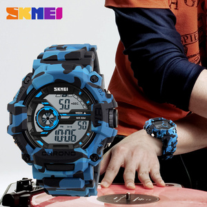 Montres numériques à compteur de pas pour hommes Camouflage Plastic Skmei <span class=keywords><strong>1233</strong></span> - Product Image 2