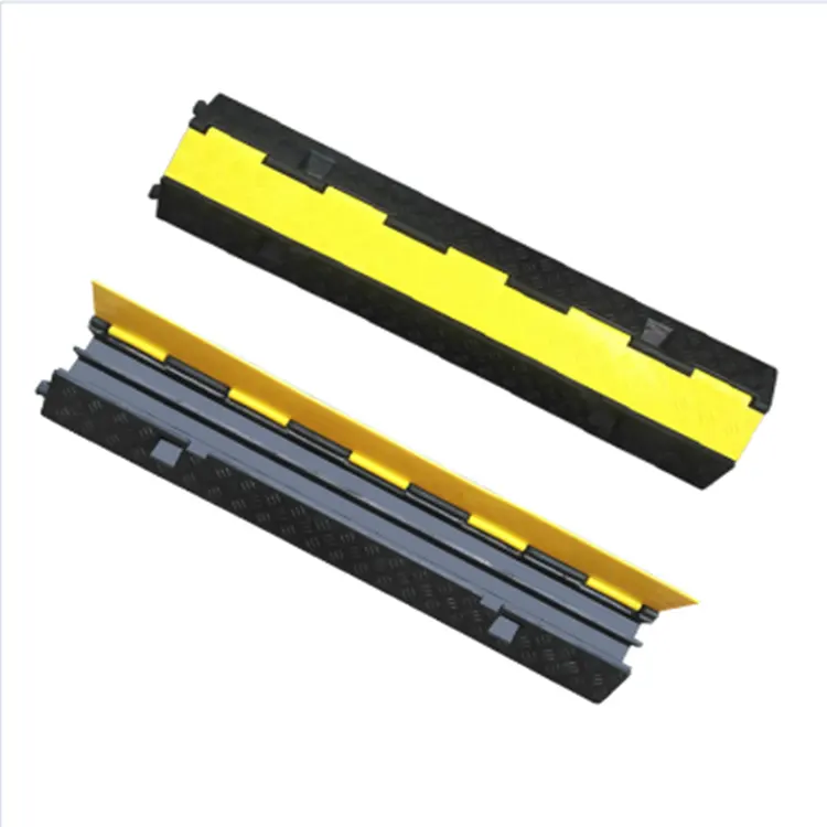 Hot selling New design tight lock CE approved 2 channel rubber cable bridge  ramp protector