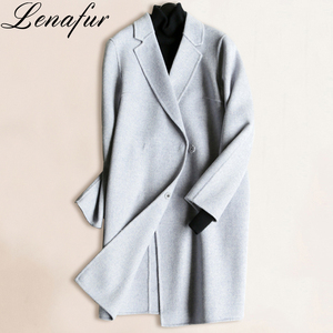 2018 New Fashion Double-sided Mongolian Cashmere Cappotto di Pelliccia. - Product Image 2
