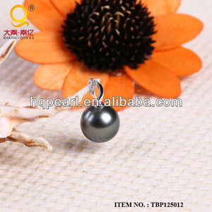 Te negro perla de tahiti colgante de joyería de moda collar de te negro perla de tahiti <span class=keywords><strong>g18k</strong></span> - Product Image 1