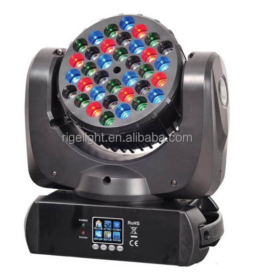 Factory Supplier Dj Light 36*x 5w RGBW Color Led Beam Moving Head Light for Disco Events