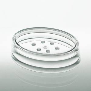 Jabonera de baño de hotel de plástico de Venta caliente con forma de flor - Product Image 3