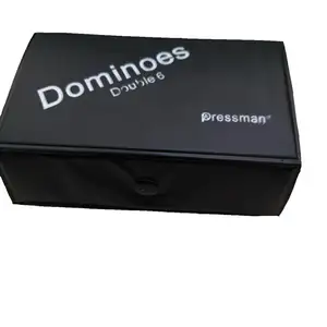 Großhandel blöcke domino-Domino blöcke Kunststoff domino 28 stücke Doppel sechs dominosteine set in PVC fall